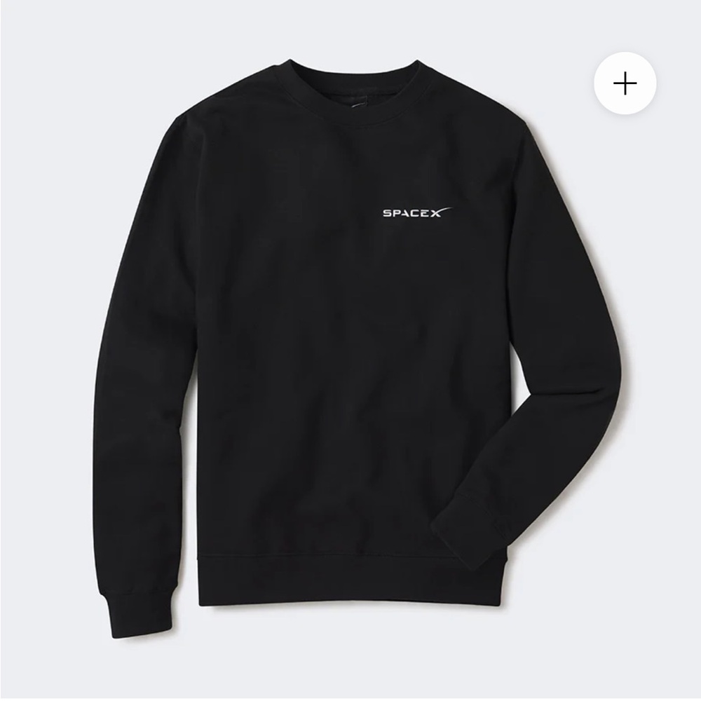 NWT SpaceX X Collection Crewneck